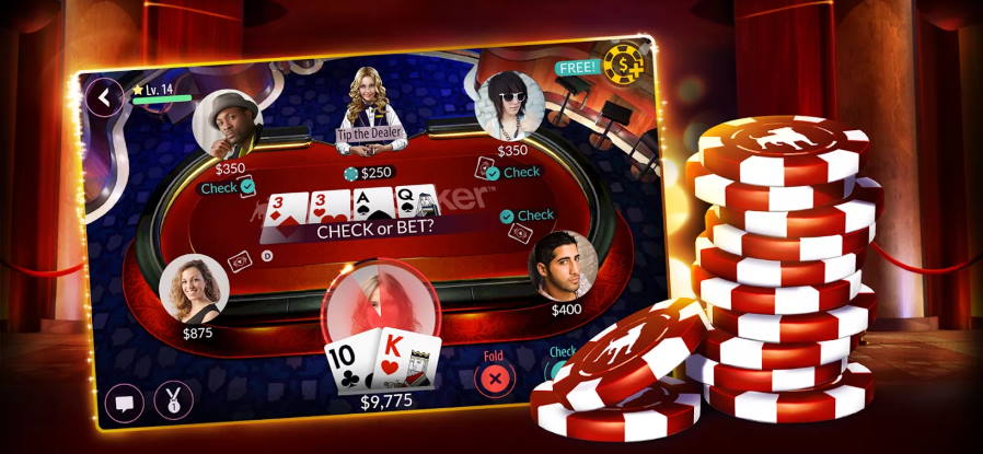 Play Your Favourite Game of Gambling- Poker for Free On Zynga App